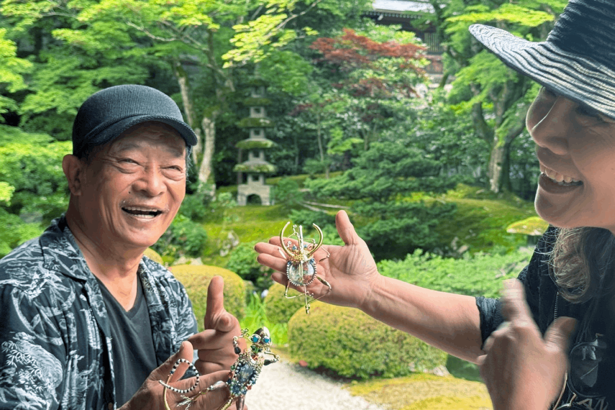 圖說：曾獲美國白宮大獎的藝術家蔡爾平／照片陳欣婷提供